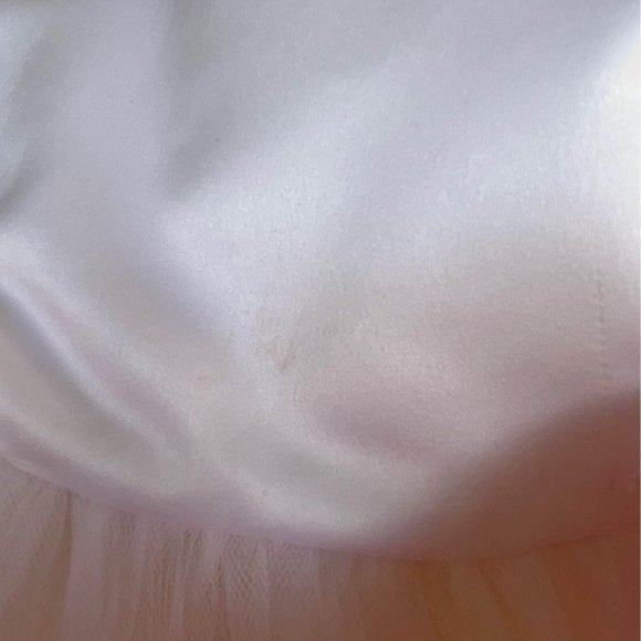 Beautiful Flower Girl Communion Special Occasion Dress includes Dusty Rose Bow - Picture 6 of 7